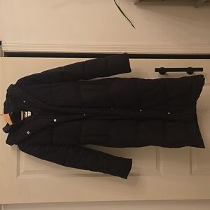 Abercrombie & Fitch Women's Black Ultra Long Puffer Coat